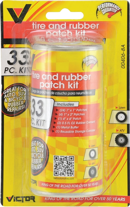 Genuine Victor 22-5-00406-8A Patch Repair Kit, Metal/Rubber