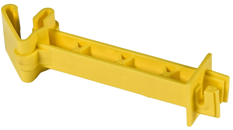 Zareba IT5XY-Z Snap-On Extender Insulator, Aluminum/Polywire/Steel, Polyethylene, Yellow