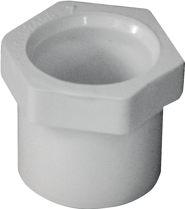 IPEX 435646 Reducing Bushing, 3/4 x 1/2 in, Spigot x Socket, PVC, SCH 40 Schedule