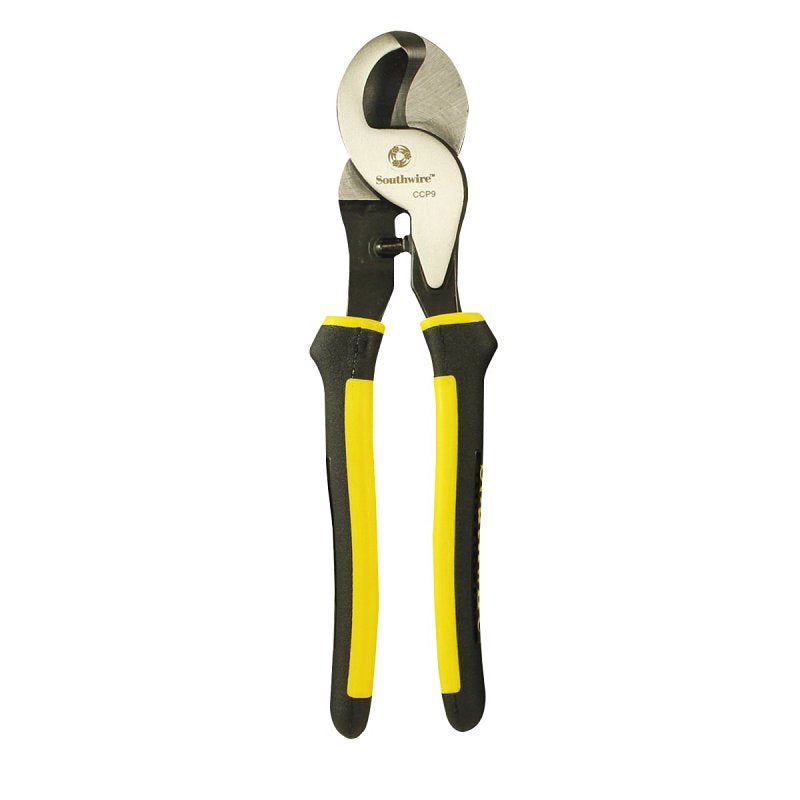 Southwire CCP9 High-Leverage Cable Cutter, 2/0 AWG Copper, 4/0 AWG Aluminum Cutting Capacity, 9 in OAL, Steel Jaw