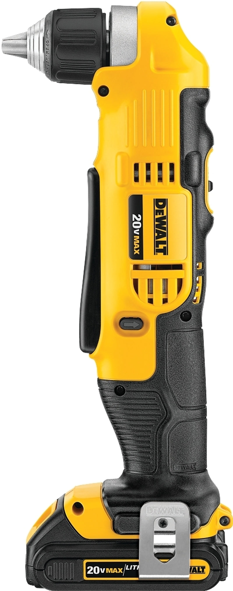 DeWALT DCD740C1 Drill/Driver Kit, Battery Included, 20 V, 3/8 in Chuck, Keyless, Ratcheting Chuck