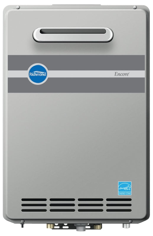 Richmond RMTGH95XLP-2 Outdoor Condensing Tankless Water Heater, Liquid Propane, 11000 to 199900 Btu/hr BTU, 9.5 gpm