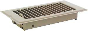 US Hardware V-056IB Floor Register, 1-5/16 in L, Steel, Brown