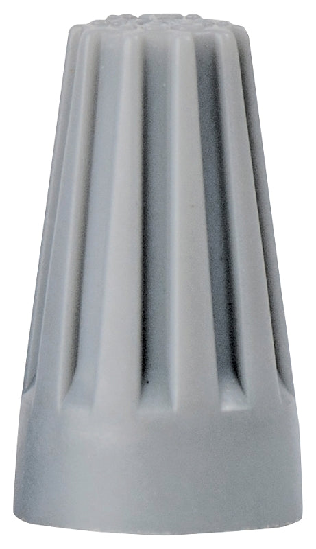 Gardner Bender WireGard GB-1 19-001 Wire Connector, 22 to 16 AWG Wire, Steel Contact, Polypropylene Housing Material, Gray