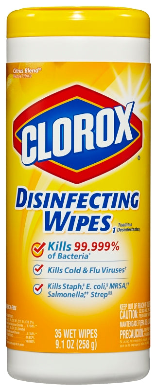 Clorox 01594 Disinfecting Wipes Can, Citrus