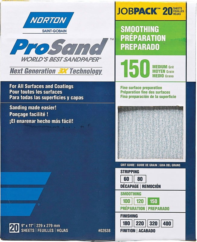 02638 SANDPAPER PRO 9X11 150