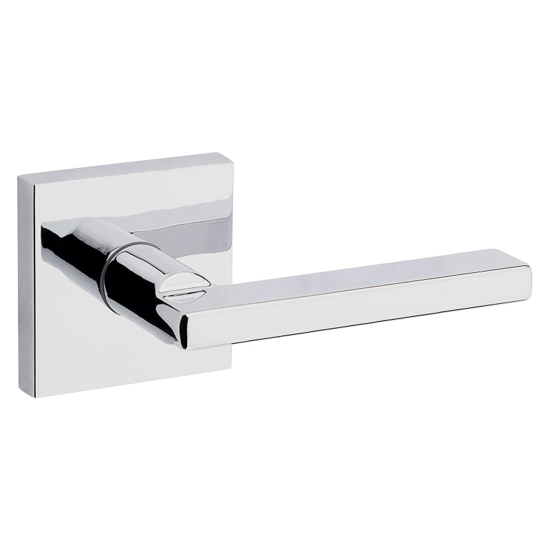 Kwikset Signature Series 154HFL SQT 26 Passage Lever, Non-Locking Lock, Polished Chrome, Zinc, Residential, 2 Grade