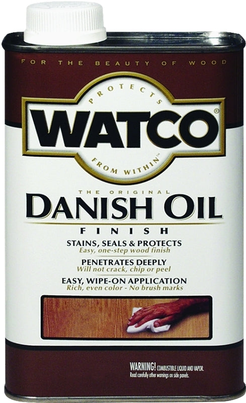 Watco 65751 Danish Oil, Natural, Liquid, 1 pt, Can