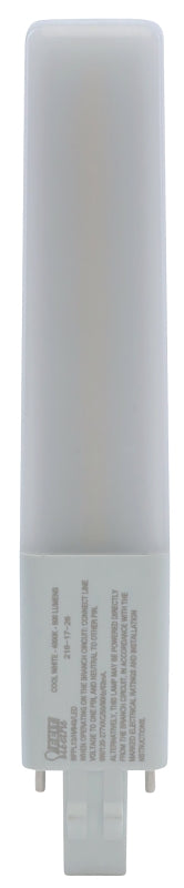 Feit Electric BPPL13/H/840/LED LED Bulb, Specialty, 13 W Equivalent, GX23 Lamp Base, Cool White Light, 4000 K Color Temp