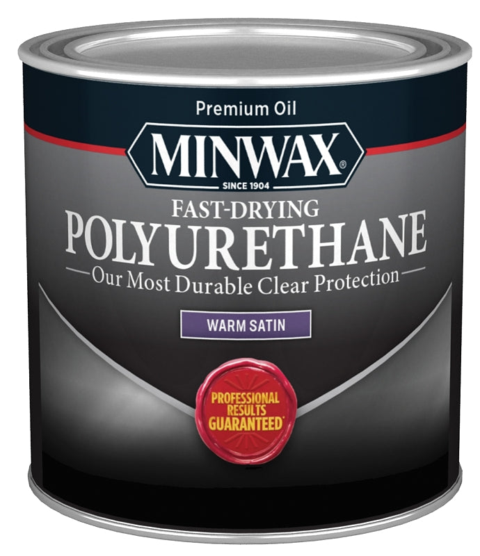 Minwax 230104444 Polyurethane, Liquid, Clear, 0.5 pt, Can