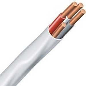 Romex 47179720 Building Wire, 14 AWG Wire, 3 -Conductor, 20 m L, Copper Conductor, PVC Insulation, Nylon Sheath