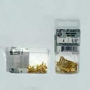 90319 4X3/4 PKG/20 BRASS FH/R