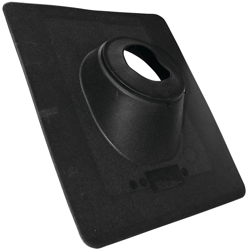 Oatey No-Calk Series 48103 Roof Flashing, 16 in OAL, 14 in OAW, 4 in Pipe, Thermoplastic