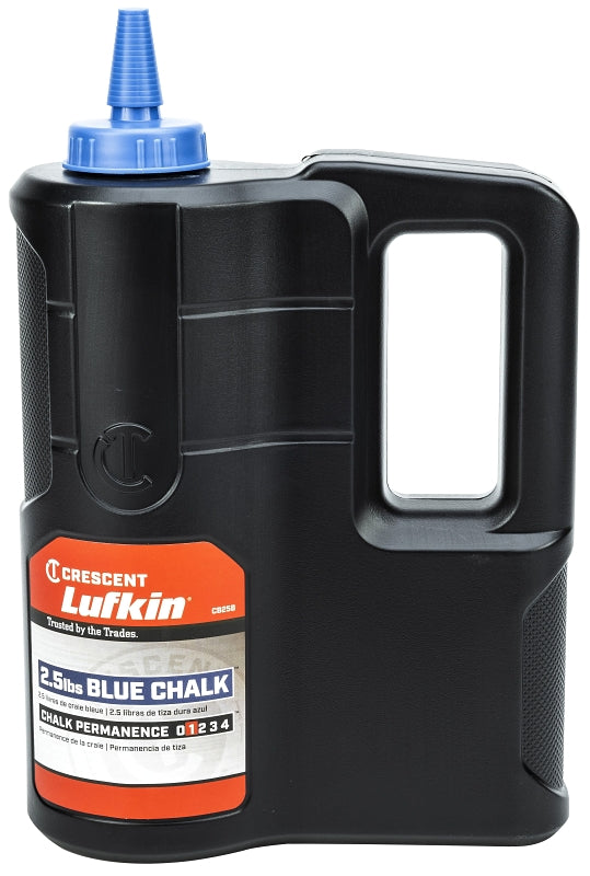 Crescent Lufkin CB25B Chalk Refill, Blue, 2.5 lb Bottle