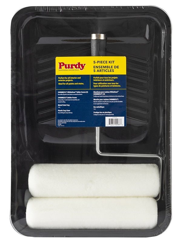 Purdy 13C840000 Paint Applicator Kit, Smooth, Textured Surface, 5-Piece