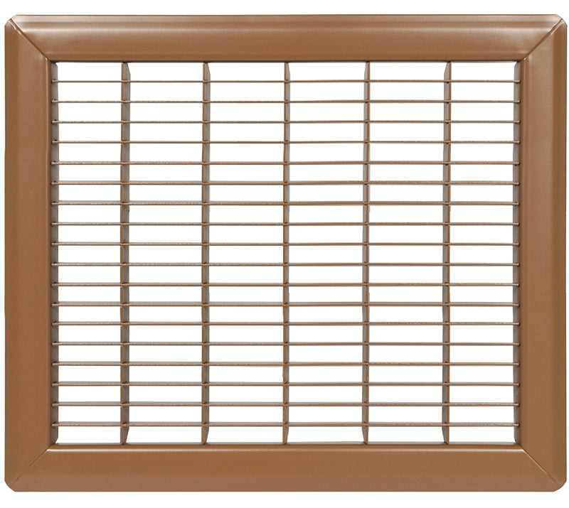 Imperial RG0625 Air Grille, 10 in L, 12 in W, Steel, Brown