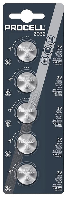 PC2032 BATTERY COIN LITHIUM 3V