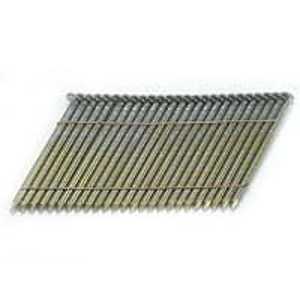 ProFIT 0634180 Framing Nail, 3-1/4 in L, 11 Gauge, Steel, Galvanized, Clipped Head, Ring Shank, 2000/PK