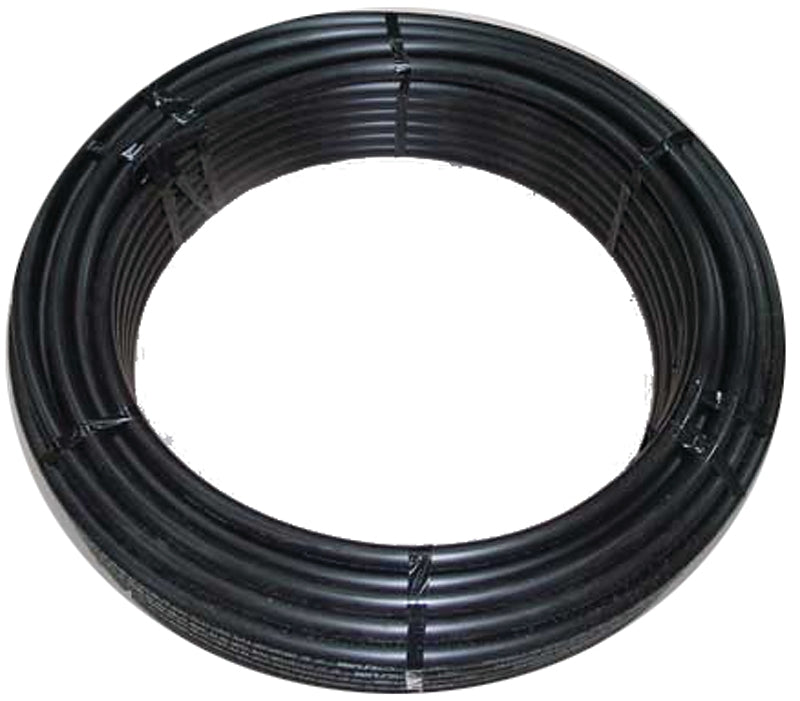 Cresline 18615 Pipe Tubing, 1 in, Plastic, Black, 100 ft L