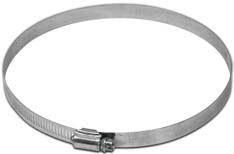 Lambro 381 Worm Gear Clamp, 6 in Duct, Clamping Range: 5-5/8 to 6-1/2 in, Steel, Zinc