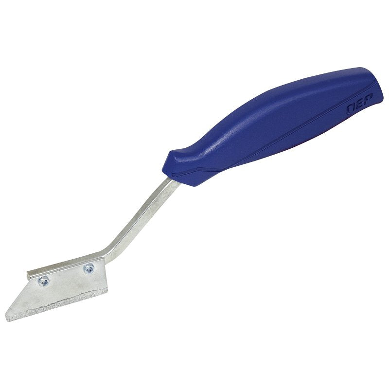 QEP 10057 Professional Grout Saw, Steel/Carbide Blade, Contoured Handle, Plastic Handle