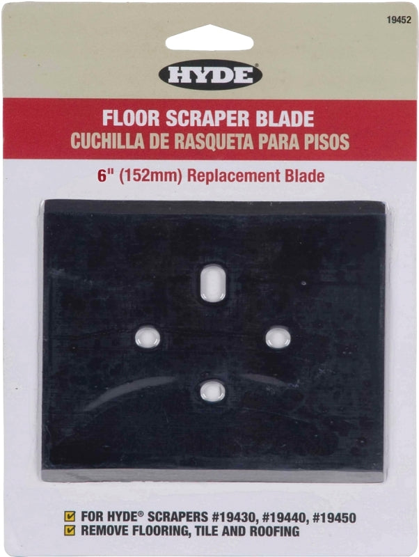 Hyde 19452 Hammer Scraper Blade, 6 in L, Carbon Steel