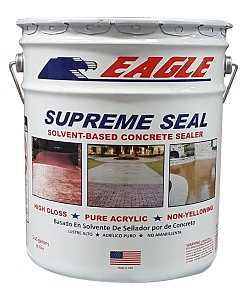 Eagle EU5 Concrete Sealer, Clear, Liquid, 5 gal Pail