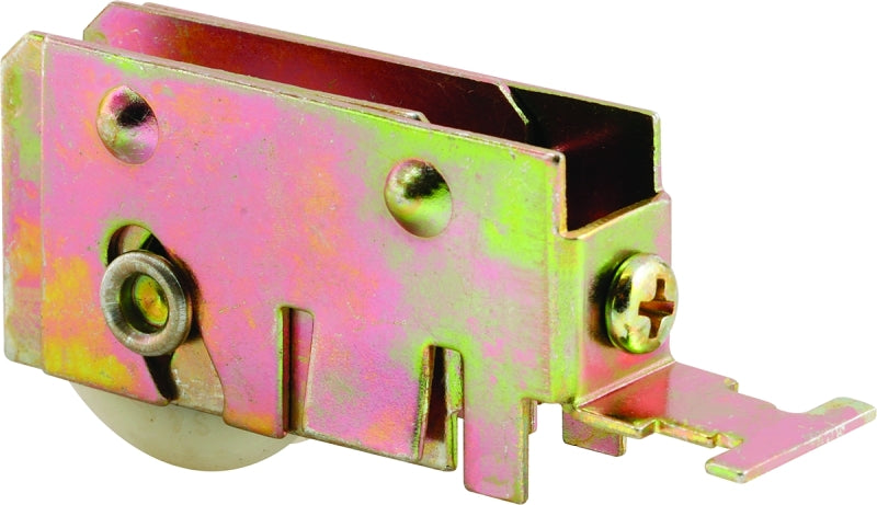 Prime-Line D 1720 Roller Assembly, 1-1/4 in Dia Roller, 5/16 in W Roller, Nylon/Steel, 1-Roller, K-Tab Mounting