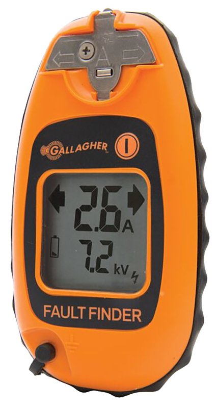 Gallagher G50905 Fence Volt/Current Meter and Fault Finder, LCD Display, Functions: Current, Voltage