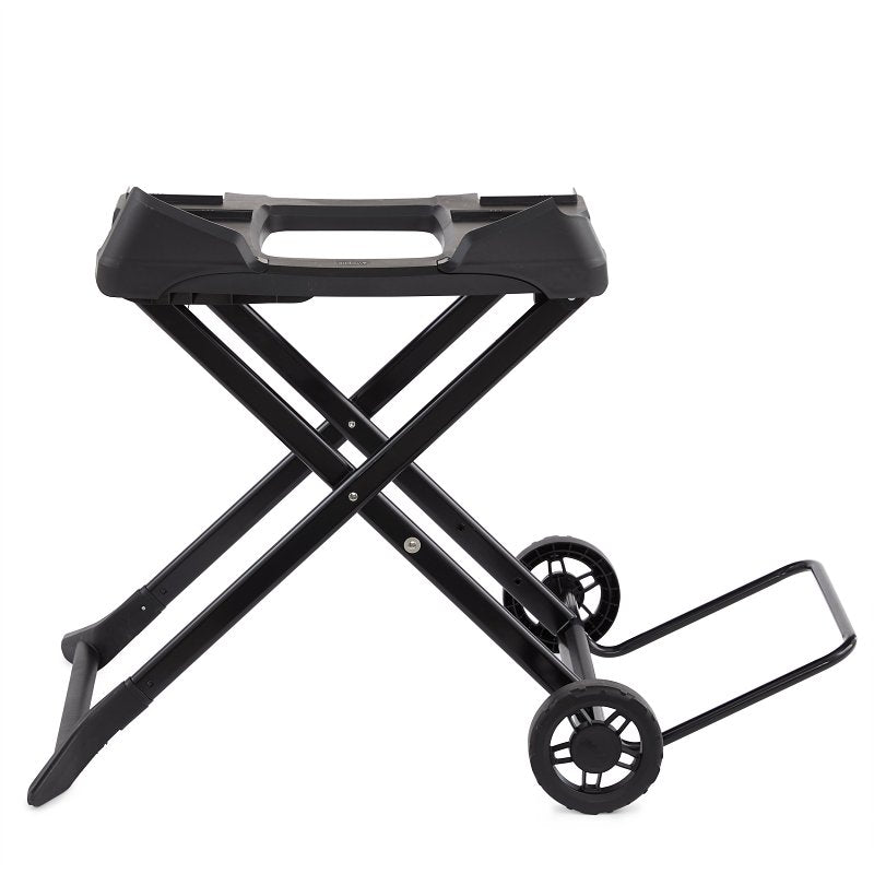 Weber 3400263 Portable Cart, 25.18 in OAL, 37.86 in OAW, 25.18 in OAH, Metal/Polypropylene, Black