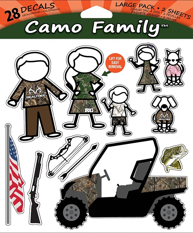 RT-CFAM-LG DECAL FMLY LG 28PC