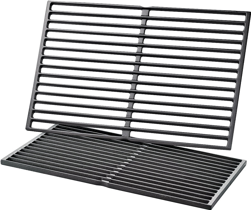 Weber 7524 Cooking Grate Set, 19-1/2 in L, 12-29/32 in W, Cast Iron, Enamel-Coated