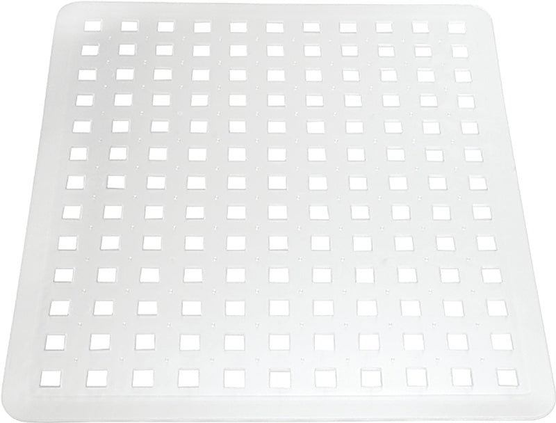 iDESIGN 36600 Sink Mat, 12-1/2 in L, 11 in W, 0.1 in Thick, PVC, Clear