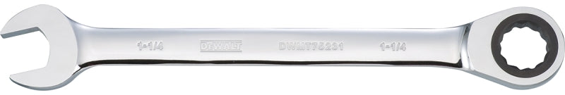 DeWALT DWMT75231OSP Combination Wrench, SAE, 1-1/4 in Head, 16-23/32 in L, Chrome