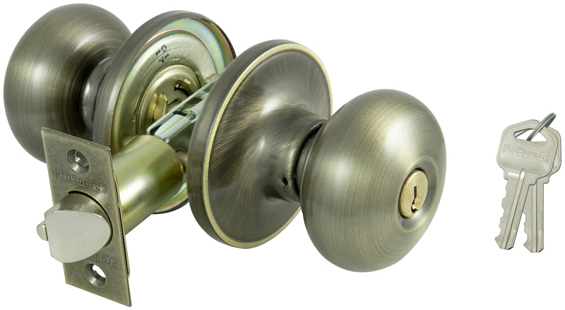 ProSource Entry Knob, Stainless Steel, KW1, KA3 Keyway, 3 Grade