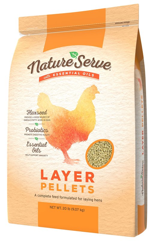 NatureServe 104020 Layer Pellet, Pellet, 20 lb Bag