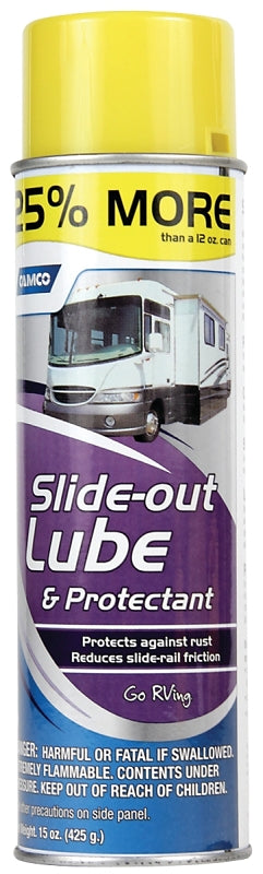 Camco 41105 RV Slide-Out Lubricant, 15 oz, Aerosol Can, Liquid, Mild Aliphatic