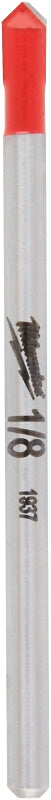 Milwaukee 48-20-8980 Drill Bit, 1/8 in Dia, 2 in OAL, 1/8 in Dia Shank, Round Shank