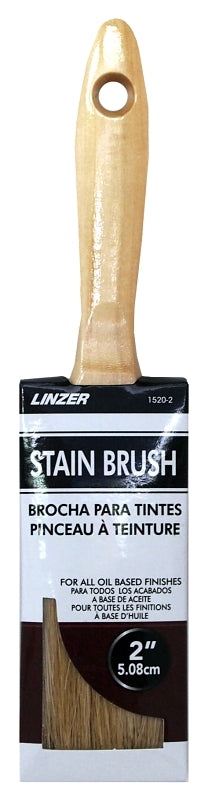 Linzer HD 1520-0200 Stain Brush, 2 in L Bristle