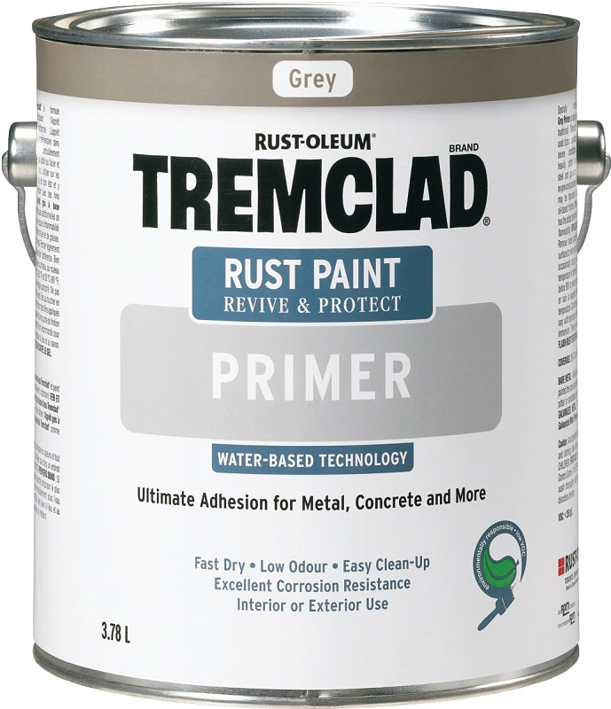 Rust-Oleum 264103WB155 Rust Primer, Flat, Gray, 3.78 L, Can