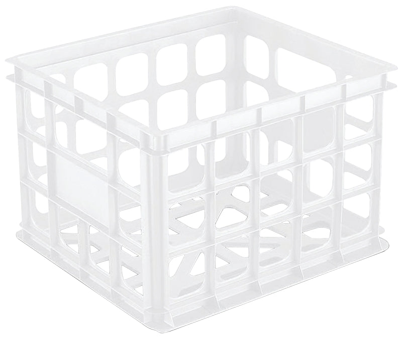 16928006 MILK CRATE 15X13X10 W