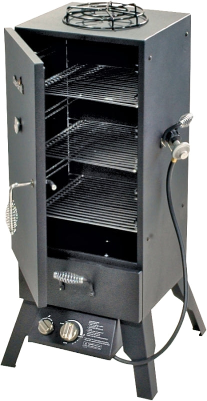 Char-Broil 11701705 Gas Smoker, Propane, 16500 Btu BTU, Steel, Black