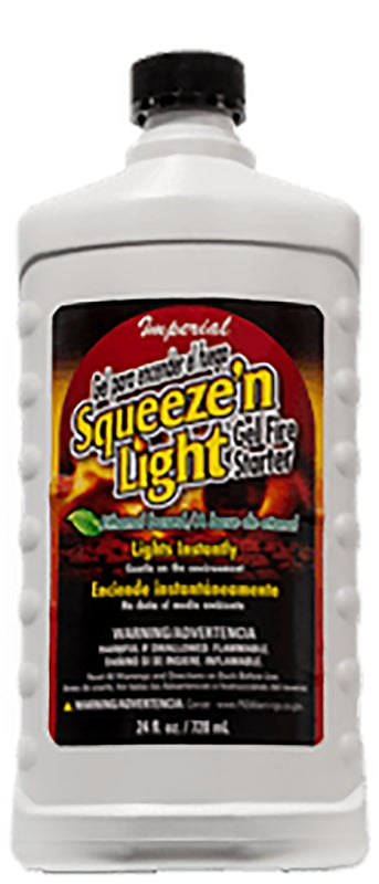 Imperial Squeez'n Light KK0343 Fire Starter, Viscous Gel, 22 oz