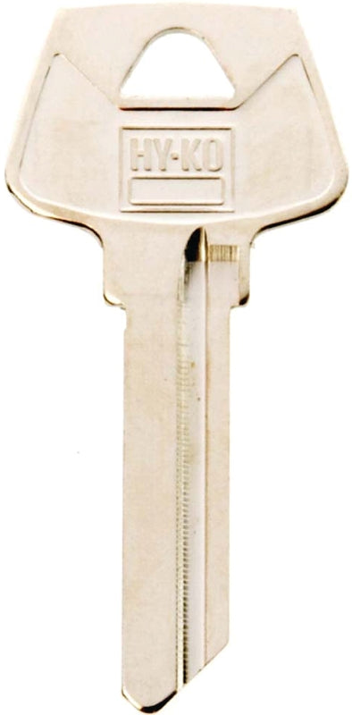 Hy-Ko 11010S23 Key Blank, Brass, Nickel, For: Sargent Cabinet, House Locks and Padlocks