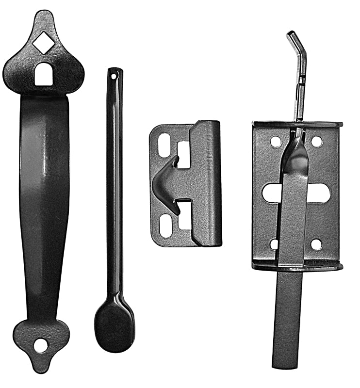 LATCH THUMB ORNAMENTAL BLK 6IN