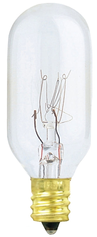 Feit Electric BP25T8N/CAN Incandescent Bulb, 25 W, T8 Lamp, Intermediate E17 Lamp Base, 2700 K Color Temp