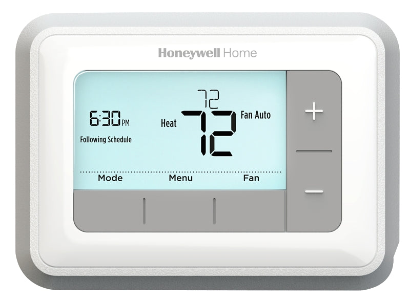 Honeywell RTH7560E1001/E Programmable Thermostat, Backlit Display, White