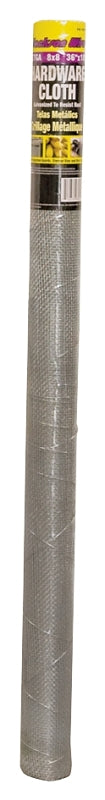 Jackson Wire 11 06 16 15 Hardware Cloth, 10 ft L, 36 in W, 27 Gauge, 1/8 x 1/8 in Mesh, Galvanized