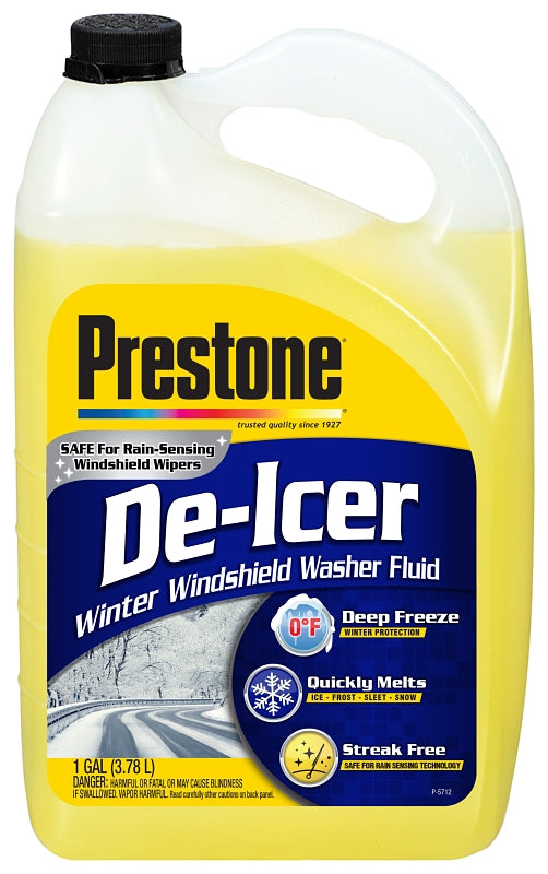 Prestone AS-250 Windshield Washer Fluid, 1 gal Bottle