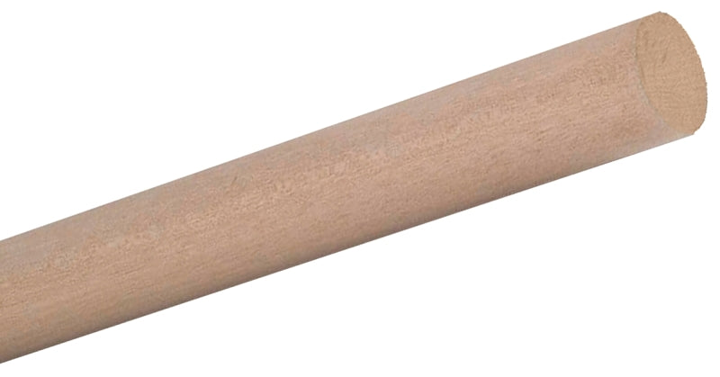 Waddell 6506UB Dowel Rod, 3/8 in Dia, 36 in L, Oak Wood